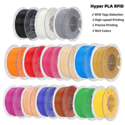 Creality Hyper PLA RFID 3D Printing Filament 1KG High-speed Printing w/ RFID Tag