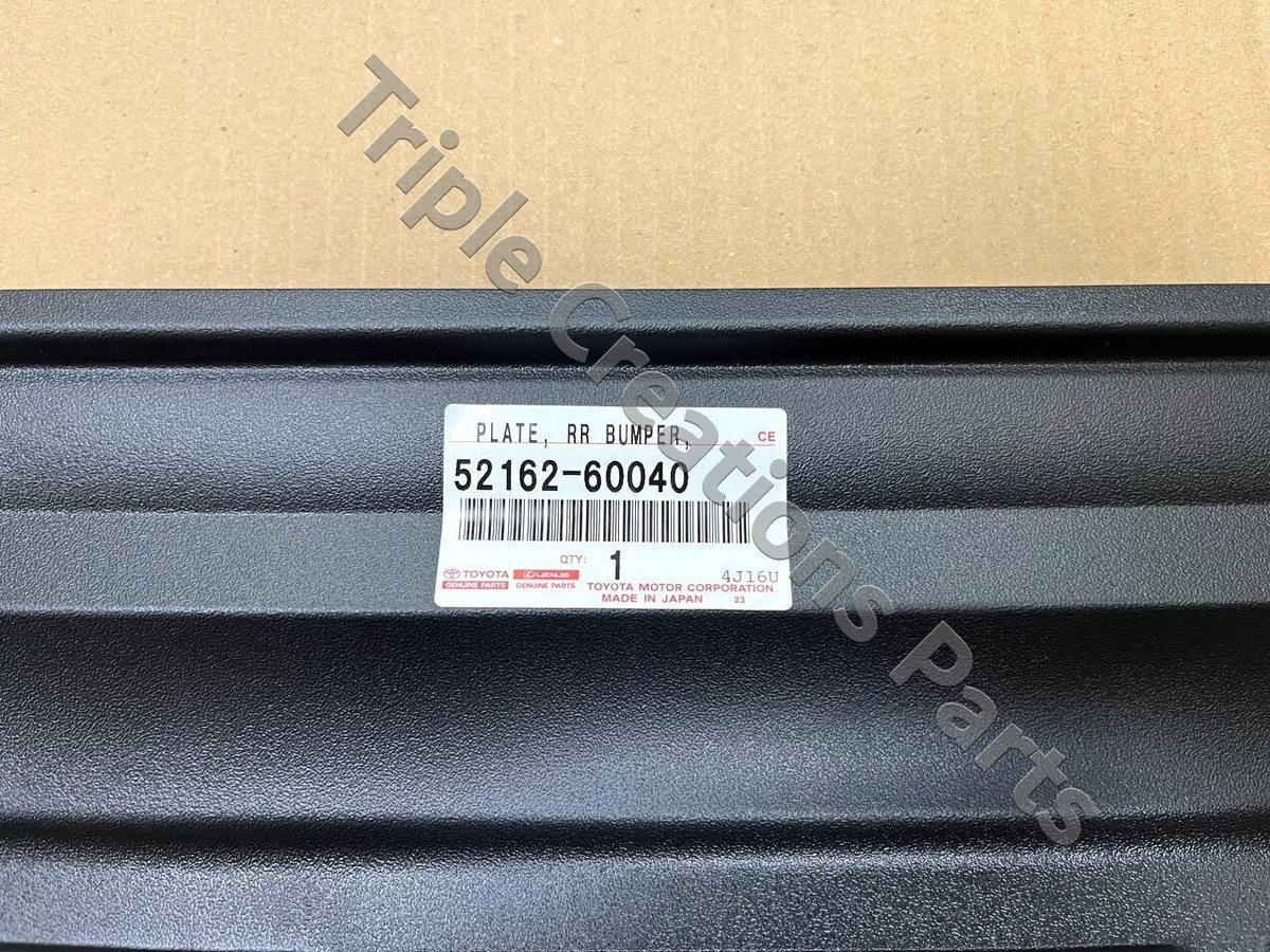 Genuine Toyota 52162-60040 Plate Rear Bumper No.1 5216260040 OEM