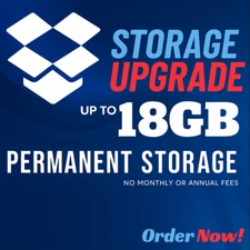 Dropbox 18GB Lifetime | ReferraI Service | 24hrs Shipping | Read Details