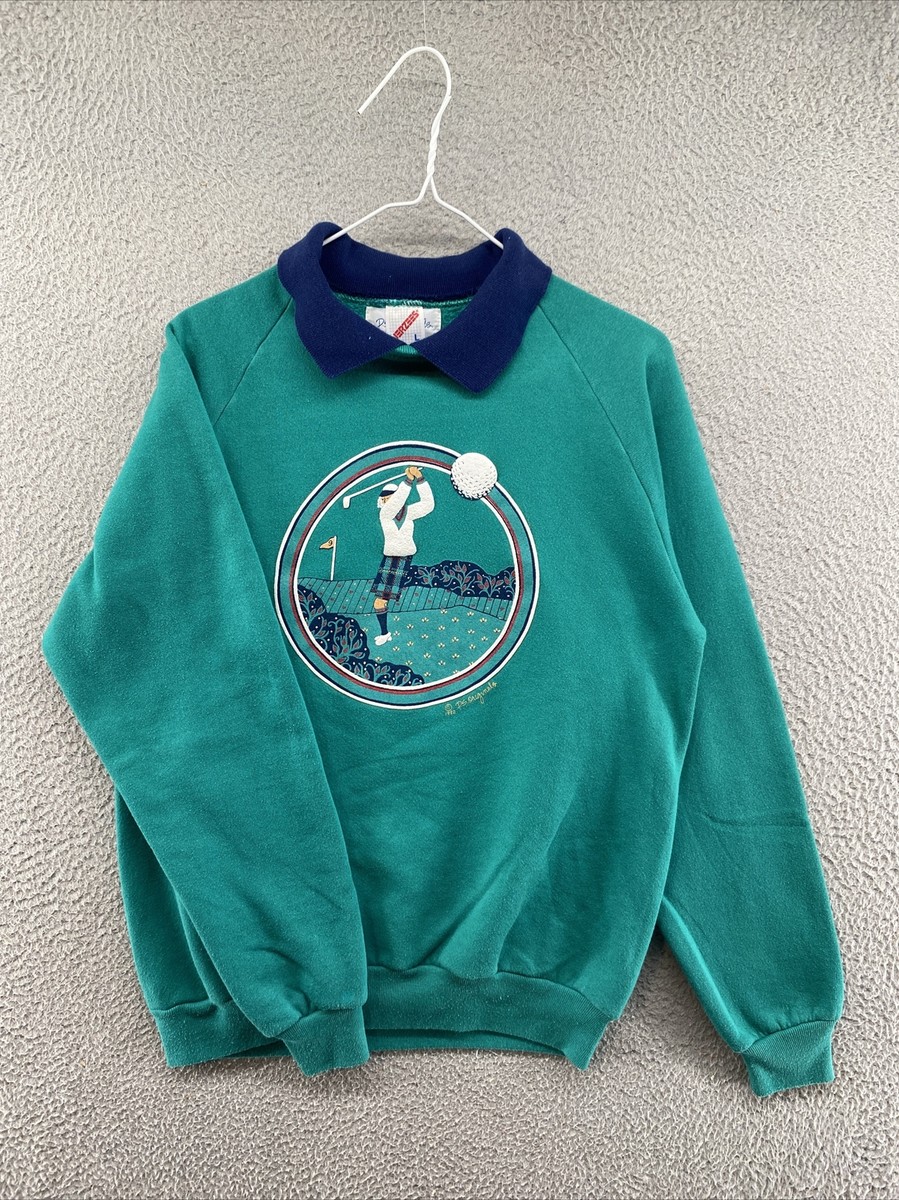 NEW VINTAGE GOLF 18番 Sweat Crew Shirt NEW VINTAGE GOLF 18番 Sweat Crew Shirt NEW VINTAGE GOLF 18番