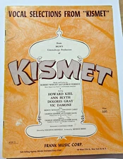 Vintage Kismet Vocal Selections From A Musical Arabian Night 1953 Robert White