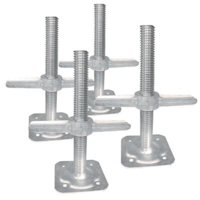 MetalTech Leveling Jack Galvanized Steel Heavy-Duty Corrosion Resistance 4-Pack