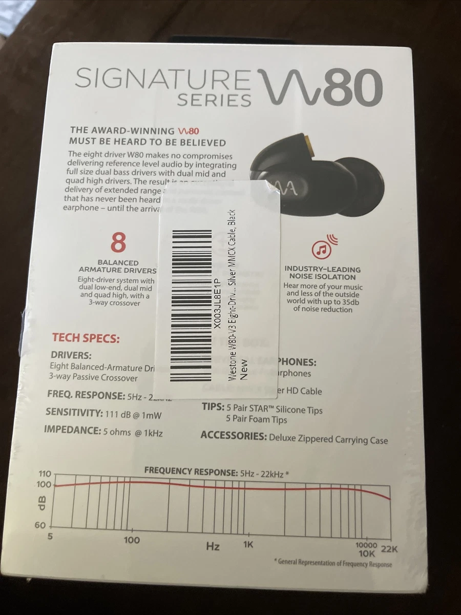 WESTONE W80 V3 Bluetooth & Wired In-Ear Earbud Audiophile