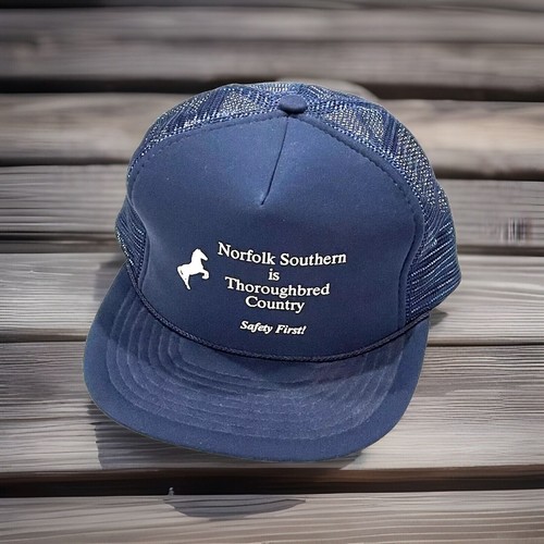 Norfolk Southern Railroad is Thoroughbred Country Blue Snapback Trucker Hat