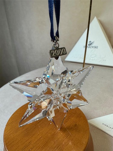 SWAROVSKI CRYSTAL 2000 ANNUAL SNOWFLAKE CHRISTMAS ORNAMENT NIB BEAUTIFUL COA - Picture 10 of 10