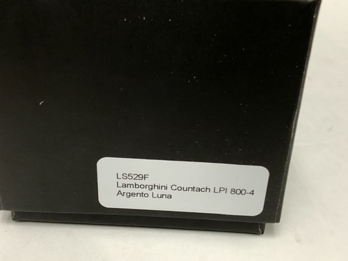 1/43 Looksmart Lamborghini Countach LP _ 2032-10.2cm Silber Auf Leder Sockel - Picture 5 of 5