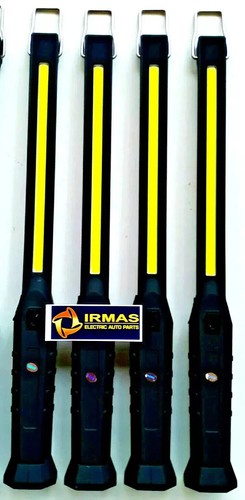 Lampada da Lavoro LED Ricaricabile USB 60000LM Torcia Magnetica Officina 4pz.