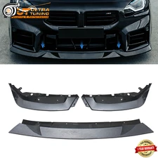 For 23-25 BMW G87 M2 Carbon Fiber ABS MH Style Front Bumper Splitter Lip