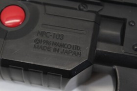 NAMCO NPC-103 GunCon Playstation PS PS1 Light Gun Controller Black Japan TESTED