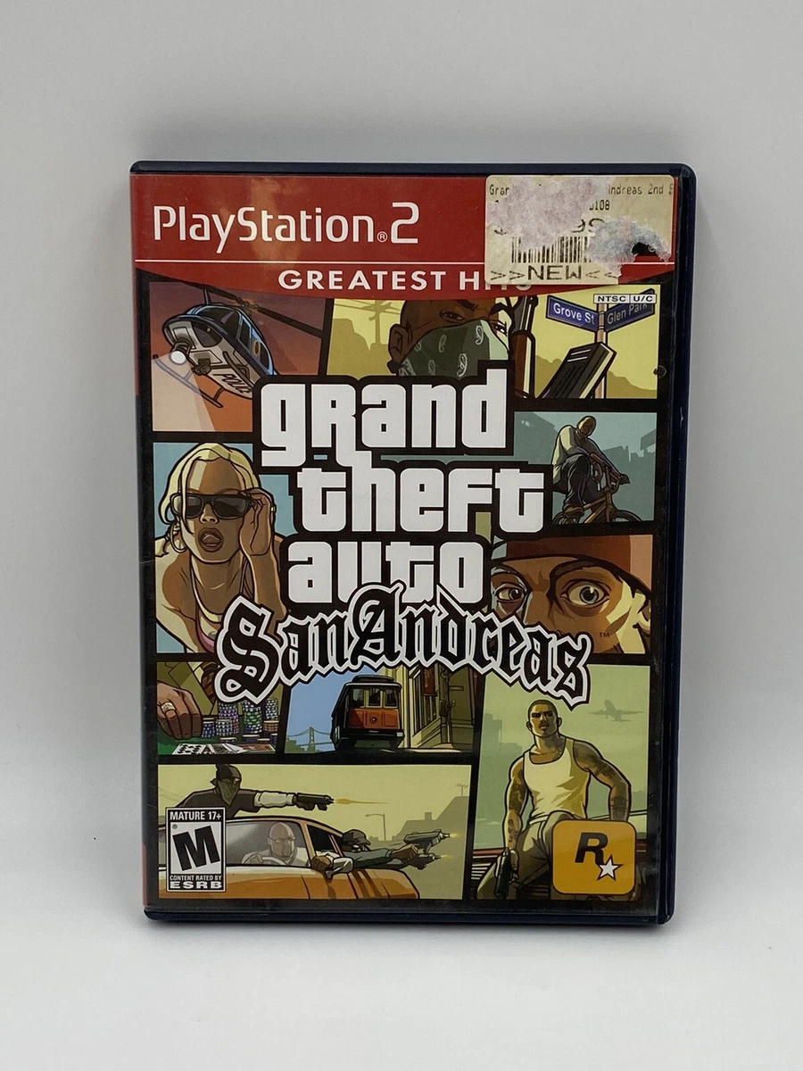 Grand Theft Auto: San Andreas GH PlayStation 2 2004 PS2 