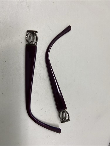BEBE ACADEMIC BB5001 PURPLE AMETHYST 135mm TEMPLE ARM PARTS !Y89