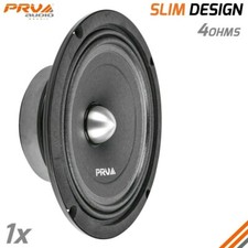 1x PRV Audio 8" Shallow Midrange Bullet Speakers 8MR400B-4 SLIM 4 Ohms 400W