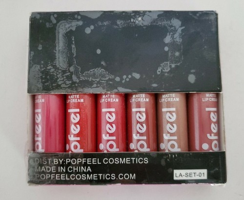 Lipstick Set, Waterproof Long Lasting Liquid Lipstick Set (6 Colors) - Picture 2 of 3