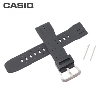 CASIO PRO TREK Genuine Black Urethane Watch strap Band 10563011 for PRG-650YBE