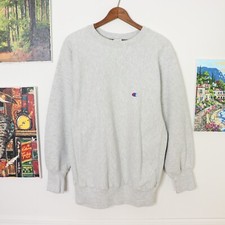 Vintage 90's Champion Reverse Weave Crewneck Sweatshirt Sz XL Made in USA Blank
