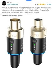 Joyo Mw-1 Wireless Microphone Transmitter And Receiver System