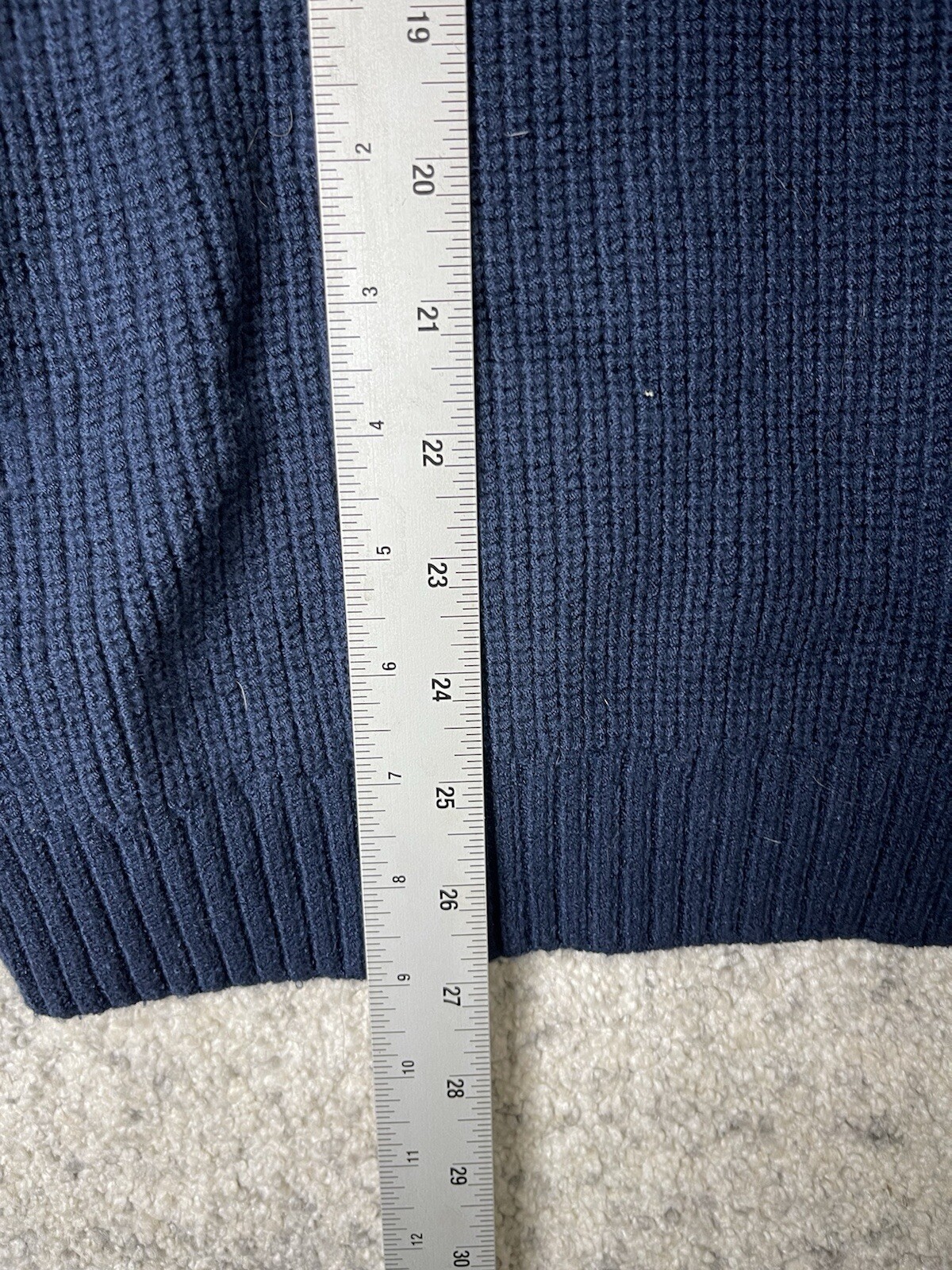 NOISY MAY Womens Nmfafol L/S High Neck Knit Navy  Blazer Contrast Blue Medium image 8