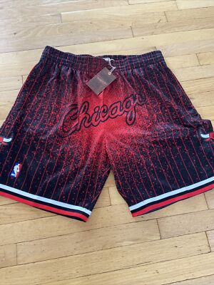 Mitchell & Ness NBA Chicago Bulls Re-take Gradient Short XL Men s Training NWT
