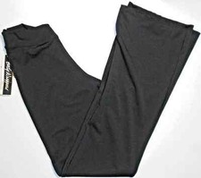 Body Wrappers Adult Black Jazz Dance Pants Yoga Workout 0696 Size S NWT
