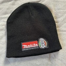 Makita Mexico Futbol Beanie Hat Soccer Power Tools Cap Skully Winter Reversible
