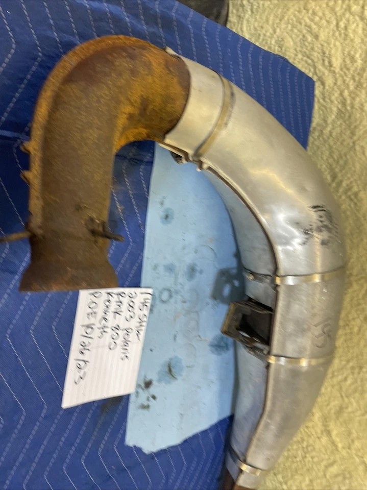 2003 Polaris Rmk 800 Exhaust Pipe Expansion Chamber 145 - Image 3 of 4