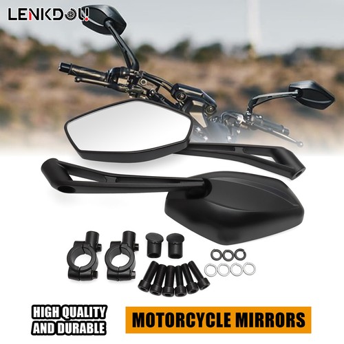 M8/M10 Rearview Mirror+Mount Universal For Motorcycle ATV UTV Scooter Dirt Bike - Picture 3 of 10