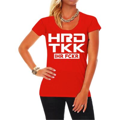Frauen T-Shirt Hard Tekk Ihr FCKR Größe XS - 5XL techno festival musik beat 