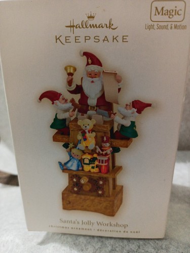 Hallmark Keepsake Christmas Ornament "Santa's Jolly Workshop" Magic Sound 2009 - Picture 4 of 5