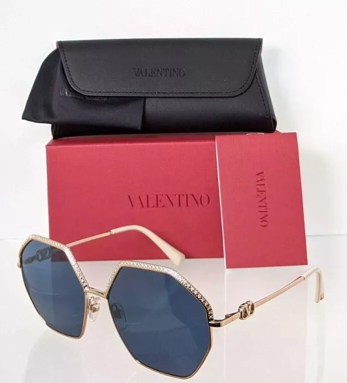 Brand New Authentic Valentino Sunglasses VA 2044 3004 80 59mm Gold