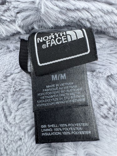 North Face Jacket Womens Medium Plum Purple Quilted Coat Faux Fur Lined Fuzz - Picture 6 of 11