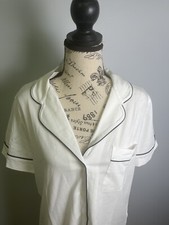 J.Crew Short-sleeve pajama shirt in dreamy cotton blend new size S