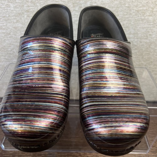 Dansko Women's Xp Mule, clog women size 41, Muti-color Red & Silver - Picture 5 of 12