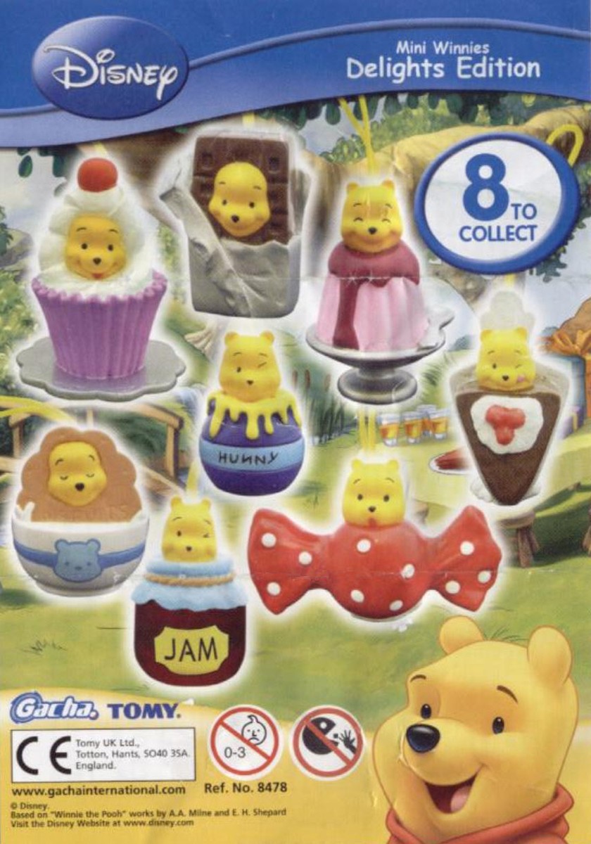 DISNEY WINNIE THE POOH PEEK-A-POOH SERIES 19 MINI WINNIE DANGLER