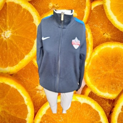 Nike London 2012 NBC Olympics Track Jacket Mens Medium Navy Blue Full Zip