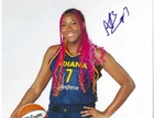 ALIYAH BOSTON Signed 8 x 10 Photo WNBA Basketball INDIANA FEVER South Carolina