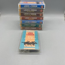 x8 Louis L'Amour Audio Book Cassette Tapes Westerns Laughing Hyena 1994