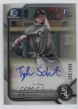 2022 Bowman Draft Chrome Pick Refractor /499 Tyler Schweitzer #CDA-TSR Auto 0s9t