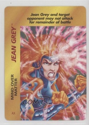 1995 Marvel Overpower CCG Special Character Cards Jean Grey Mind Over Matter