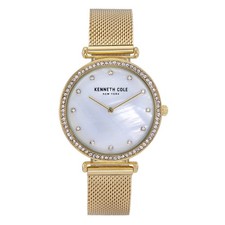 Kenneth Cole Women's Classic 36mm Quartz Stainless Steel Gold Watch KC50927003