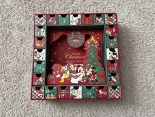 NEW Tokyo Disney Japan Decorative Refillable Christmas Drawer Advent Calendar