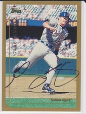 AUCTION GABE ALVAREZ DETROIT TIGERS 1999 TOPPS #188  AUTOGRAPHED CARD