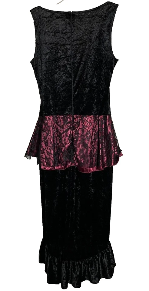 Vampire Victorian Halloween Costume Women's L Dress + Cape + Accessories - Image 4 of 4