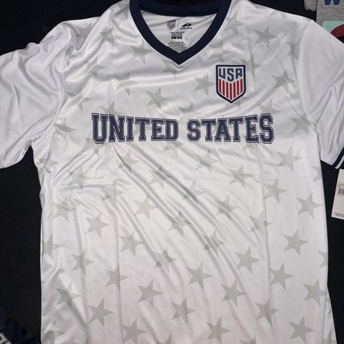 Icon Sports USA United States National Team Soccer Jersey Shirt White Size XL