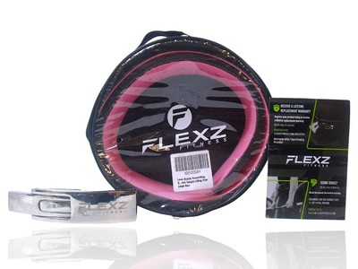 Lever Buckle Weightlifting Belt by Flexz Fitness Gym Size Large Pink Leather New
