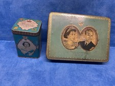 1953 Coronation Tins A Few Scratches See Photos