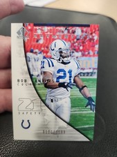 BOB SANDERS 2004 UD SP AUTHENTIC ROOKIE RC CARD #115/1199! Indianapolis Colts. rookie card picture
