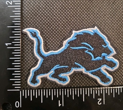 #ad DETROIT LIONS NFL FOOTBALL IRON ON EMBROIDERED PATCH SAME AS PHOTOS $3.99