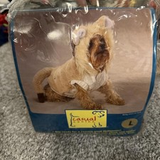 Casual Canine Large Cozy Plush and Velour Lion Dog Costume Size Large