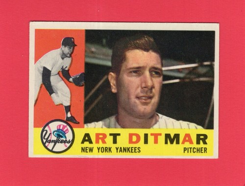 Art Ditmar #430 1960 Topps card