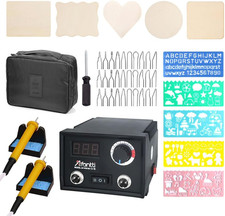 Pyrography Machine Professional Wood Burning Pen Tool Kit Station Set  200-800